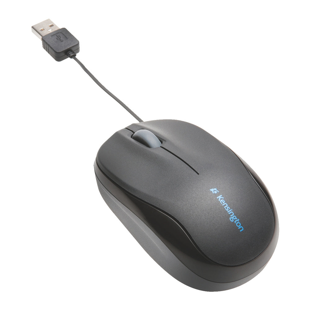 Mouse Alámbrico Kensington USB Retráctil Pro Fit