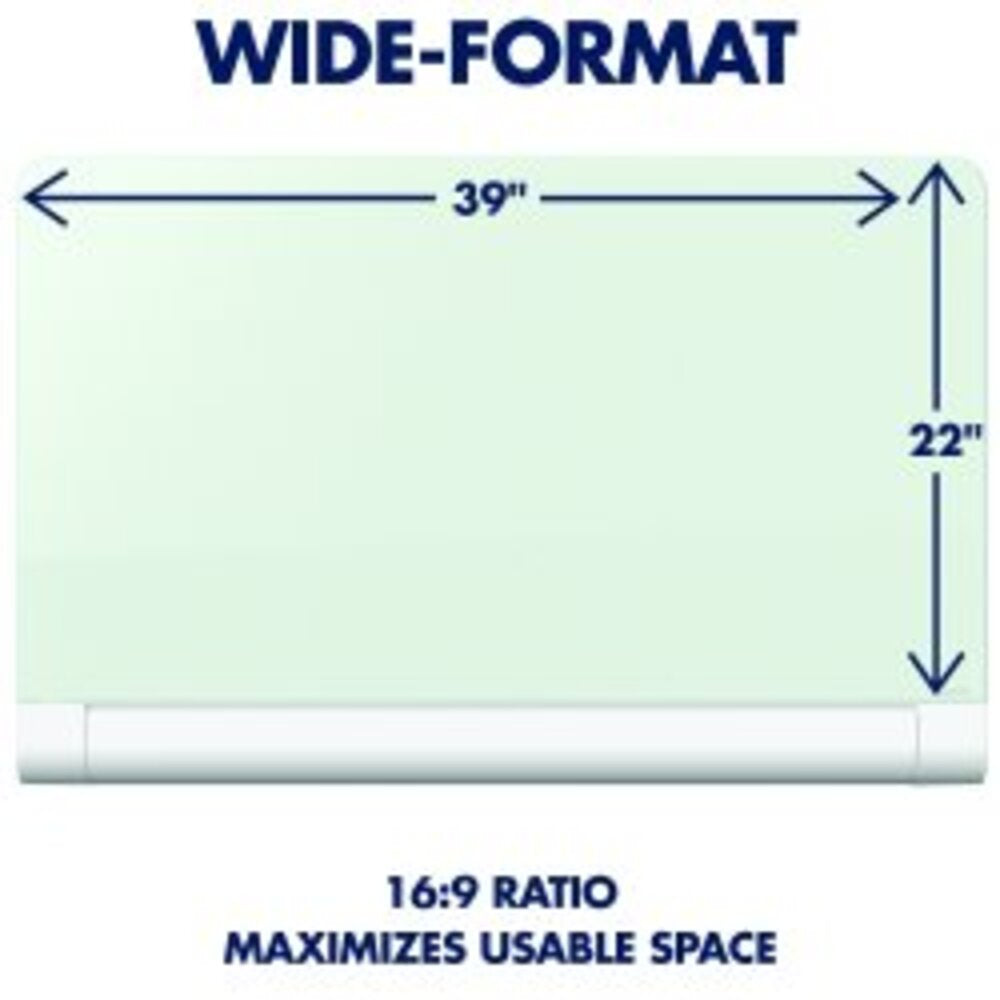 Pizarra de Vidrio Magnética Sin Marco Horizon 70x130 cm