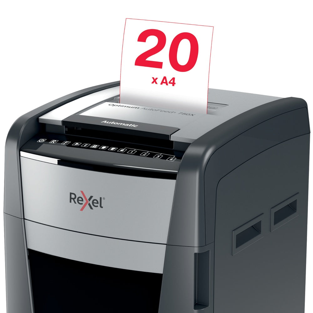 Trituradora de Papel Rexel Optimum Auto+ 750X P4 750 Hojas