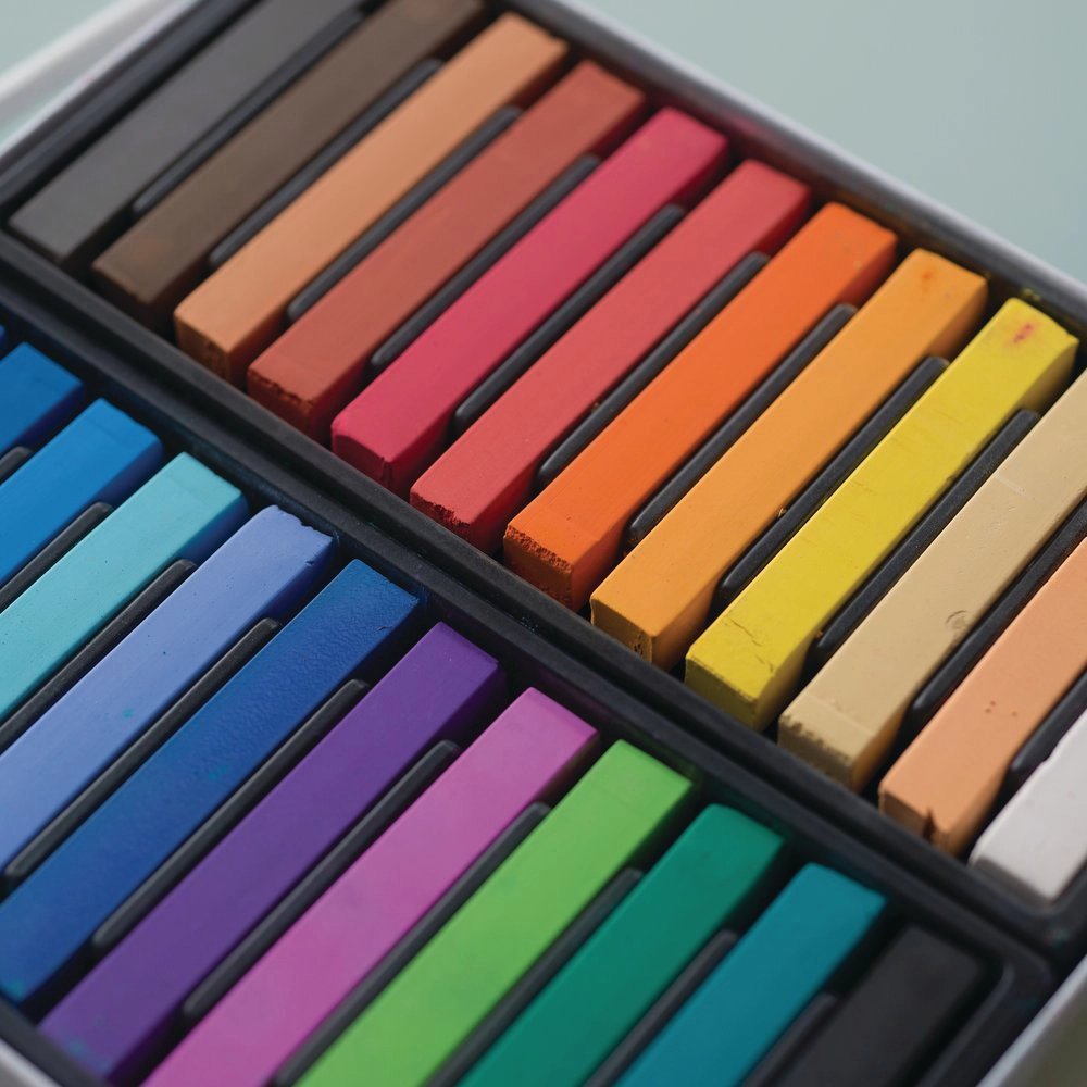 Pastel Suave Set 24 Colores Alta Pigmentación y Fácil Mezcla