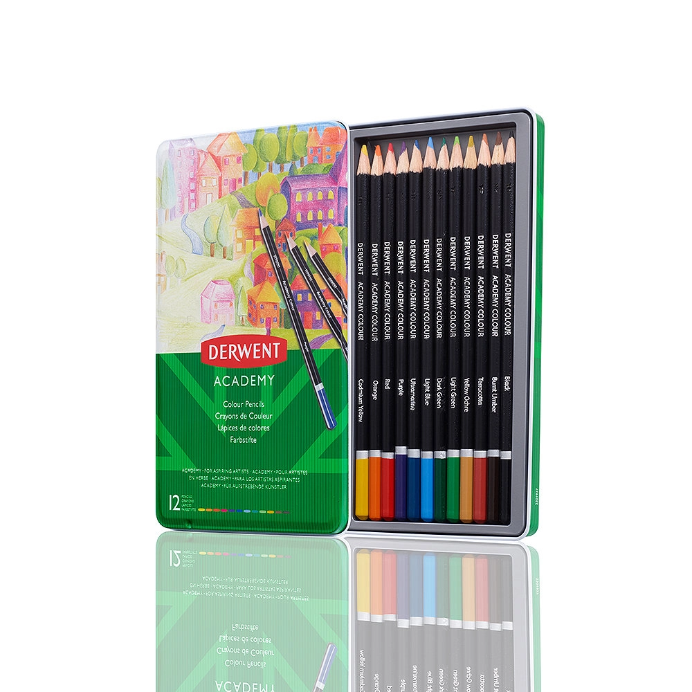 Caja de Lápices de Colores 12 – Pigmentos Cremosos y Mezclables