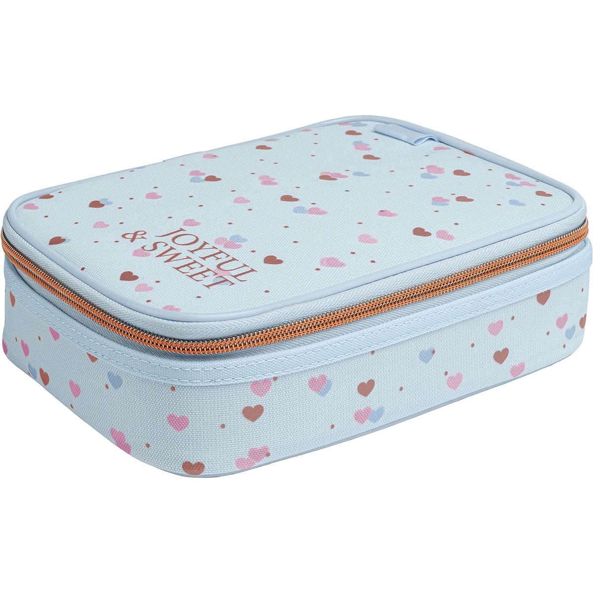 Estuche Box Joyful Azul – Capacidad 100 Lápices con Organizador