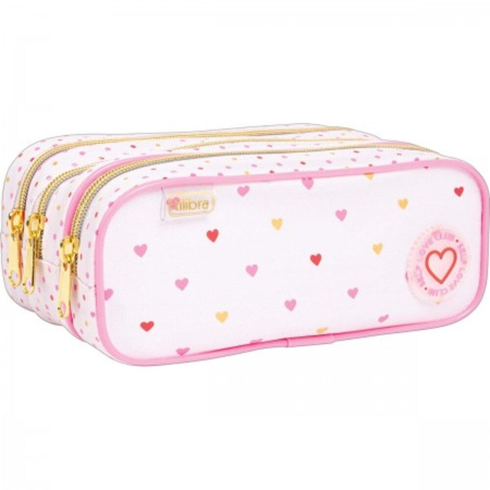 Estuche Triple Joyful 210x110x90 mm – 3 Compartimentos