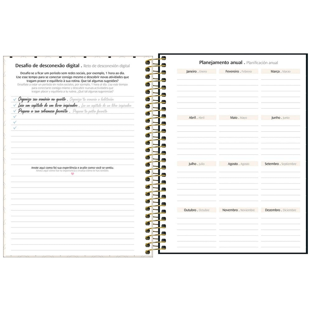 Planner Espiral Tilibra Wets Village M7 2027 Puntos
