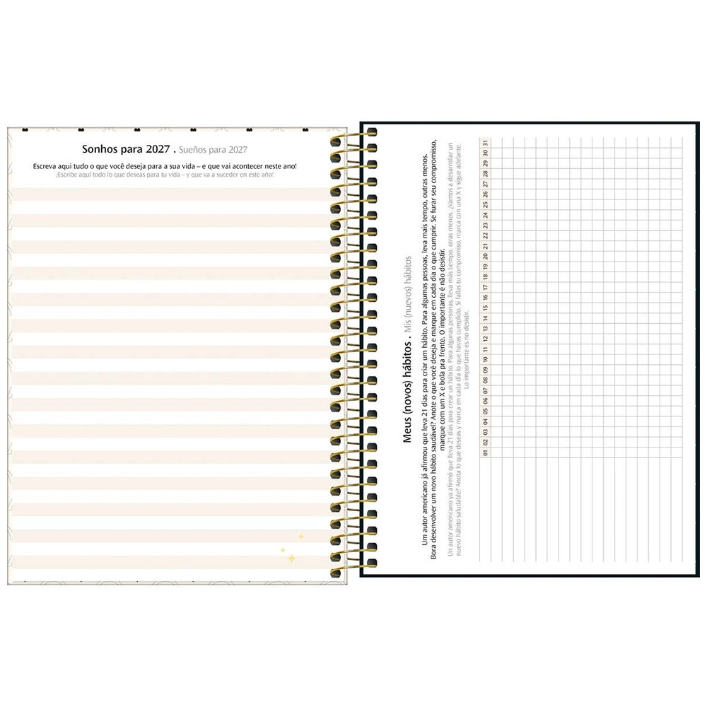 Planner Espiral Tilibra Wets Village M7 2027 Lineas