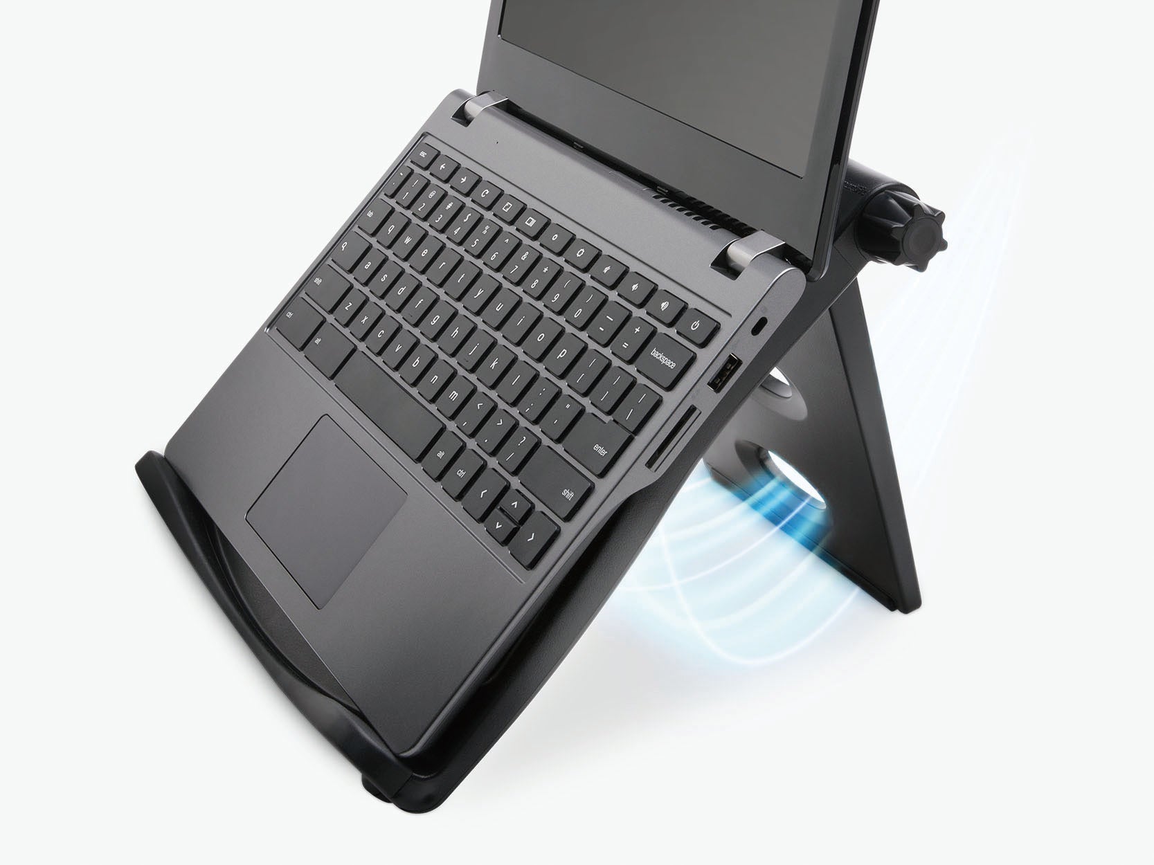 Base para Notebook Kensington Easy Riser® EQ SmartFit® Negra