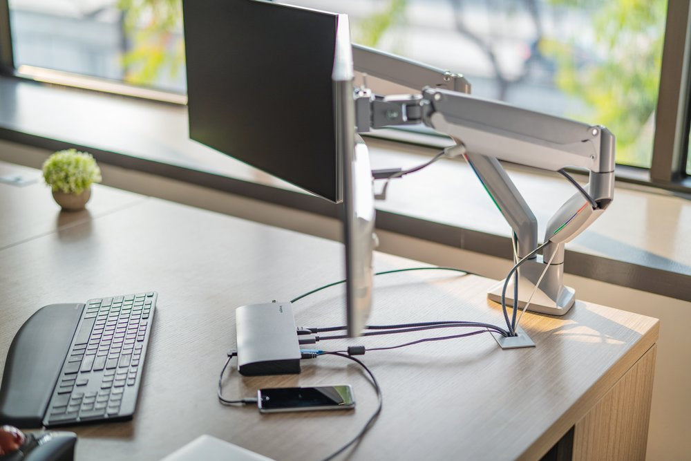 Brazo Doble para Monitores Kensington One-Touch SmartFit