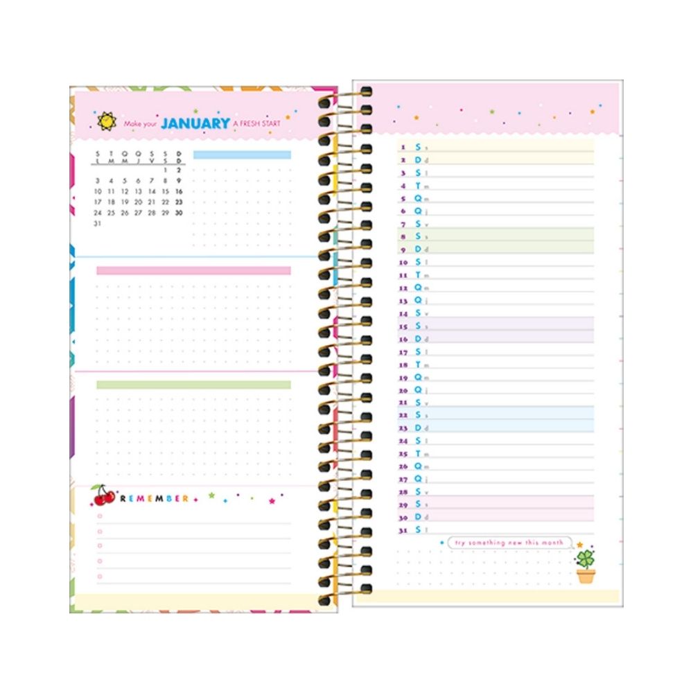 Planner Espiral Be Nice Tilibra - Yes 2022 yes