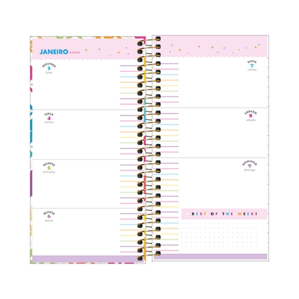Planner Espiral Be Nice Tilibra - Yes 2022 yes
