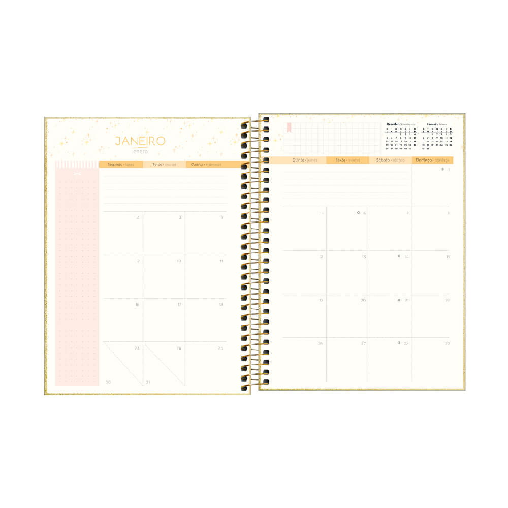 Planner Espiral Cambridge Shine 2023