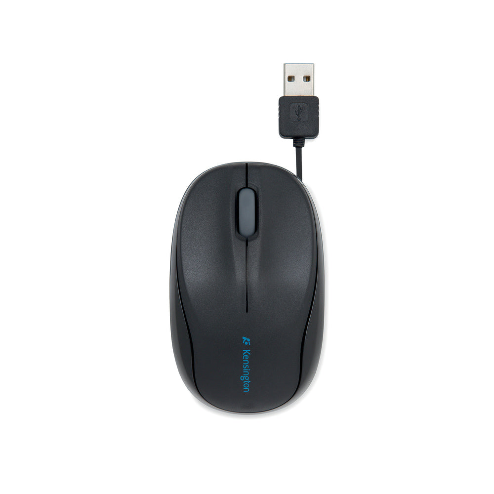 Mouse Alámbrico Kensington USB Retráctil Pro Fit