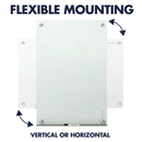 Pizarra Vidrio Magnética Sin Marco 120 x 180 cm Quartet