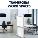 Pizarra móvil magnética Doble 100 x 172 cm Quartet