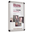 Señalética Clip de Aluminio para Mesa o Muralla 28x43 cm