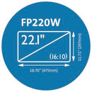 Filtro de Privacidad para Monitor Wide 22" (16:9) K55786WW