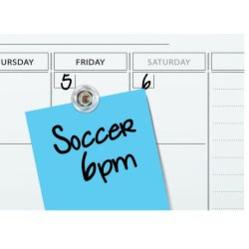 Pizarra Vidrio Calendario Mensual Magnétic 60x90 cms Quartet