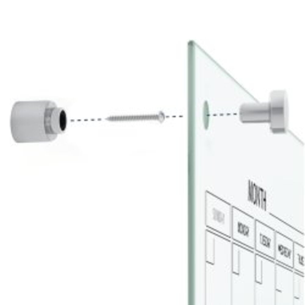 Pizarra de Vidrio Calendario Mensual Magnética 60x90 cm