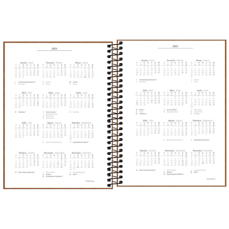 Agenda Planner 2024 Espiral Pratika M7