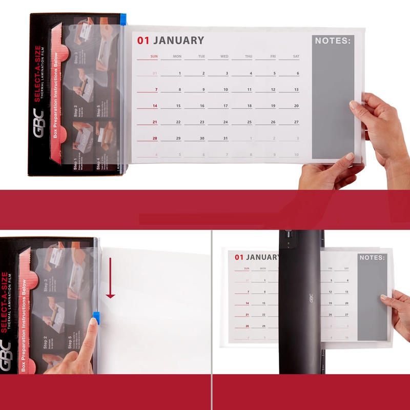 Rollo para Termolaminar 75 Mic Carta Largo 30,4 Mts. - GBC