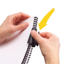 Anillo PROCLICK 12mm Negro 25 UN. / Capacidad 100 hojas