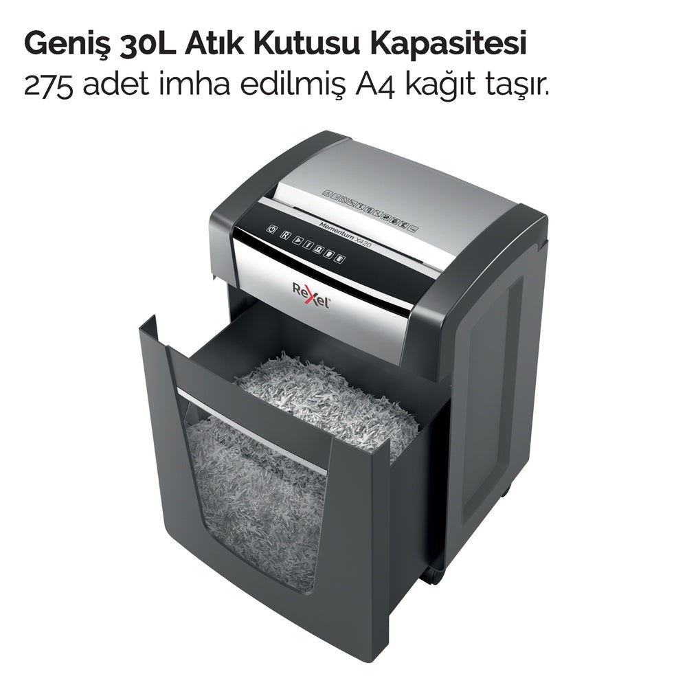 Trituradora de Papel Rexel Momentum X420 P4 20 Hojas