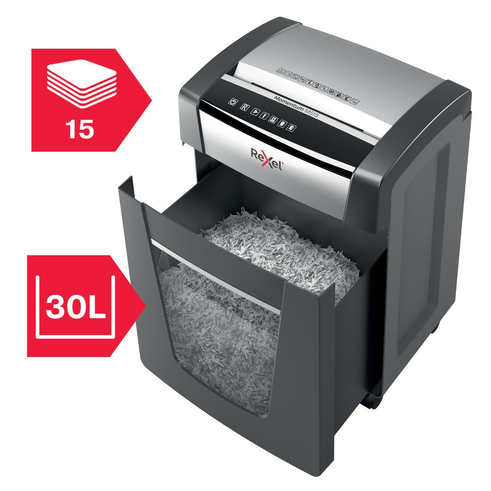 Trituradora de Papel Rexel Momentum M515 P5 15 Hojas