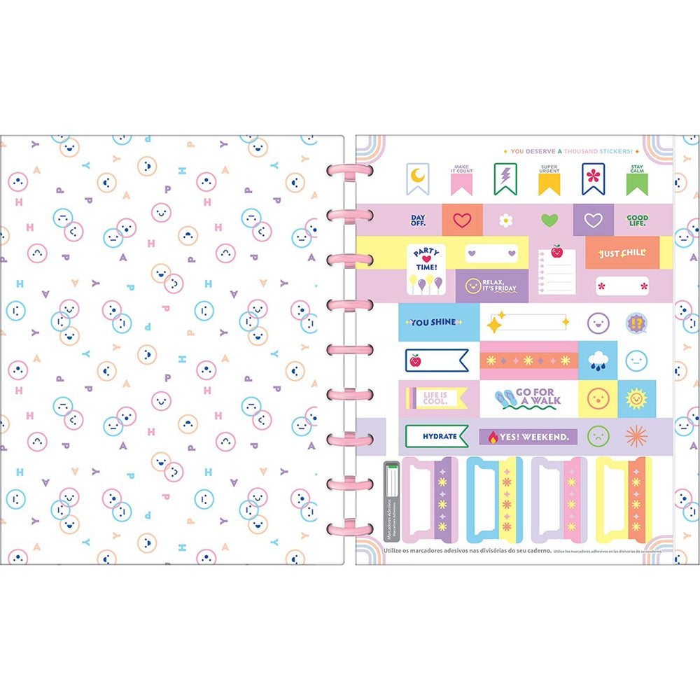 Cuaderno Tilidisco Colegial Happy 80 Hojas