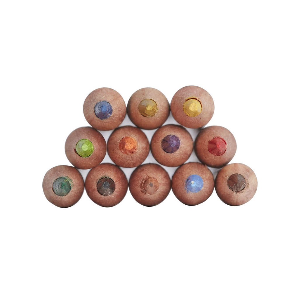 Caja de Lápices de Colores 12 – Pigmentos Cremosos y Mezclables
