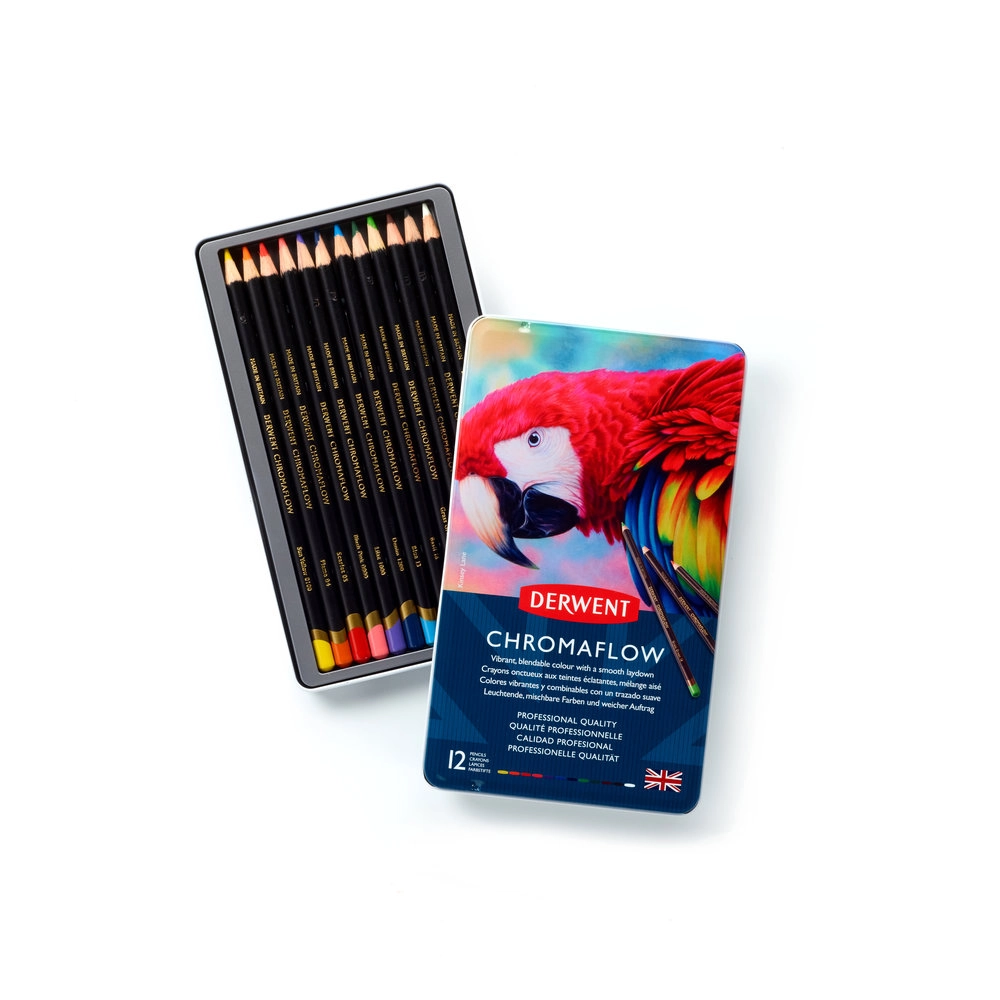 Lápices de Colores Set 12 – Pigmentos Vibrantes y Mina Suave