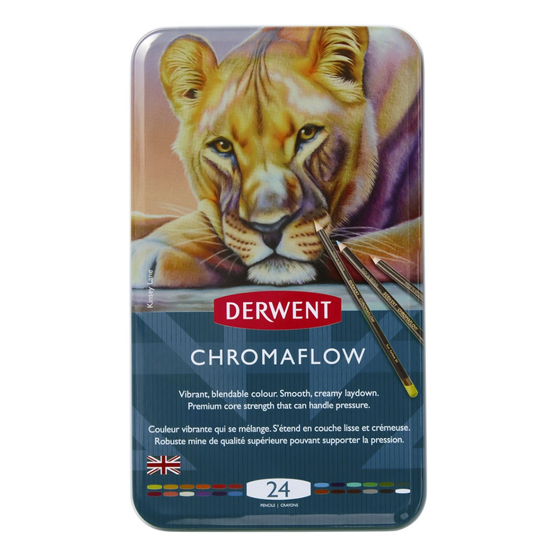 Lapices de Colores Chromaflow 24 colores Derwent