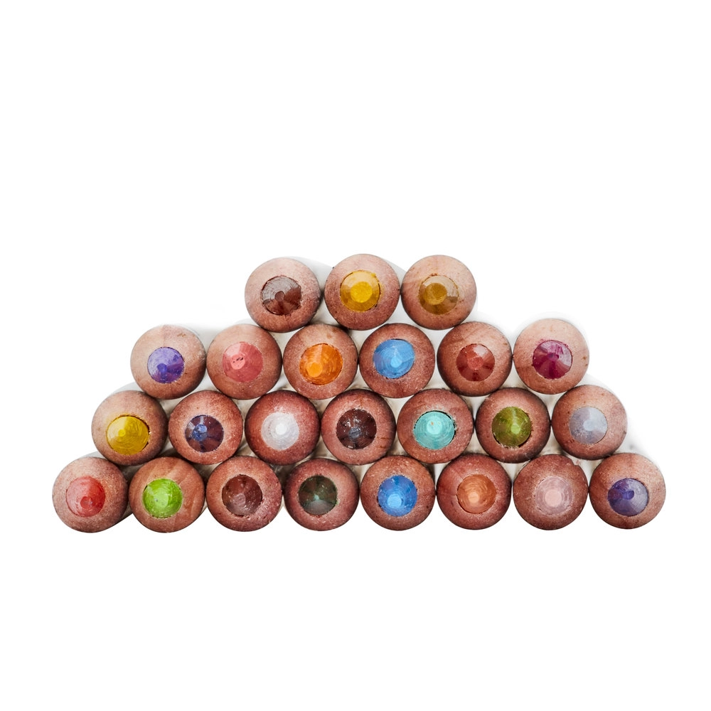 Set de Lápices de Colores 24 Colores – Alta Pigmentación y Textura Suave
