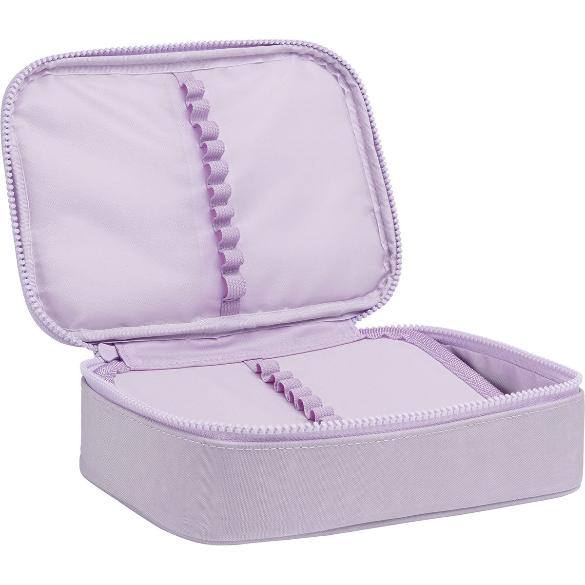 Estuche Box Happy Lila con Divisor Organizador – 150x210x60mm
