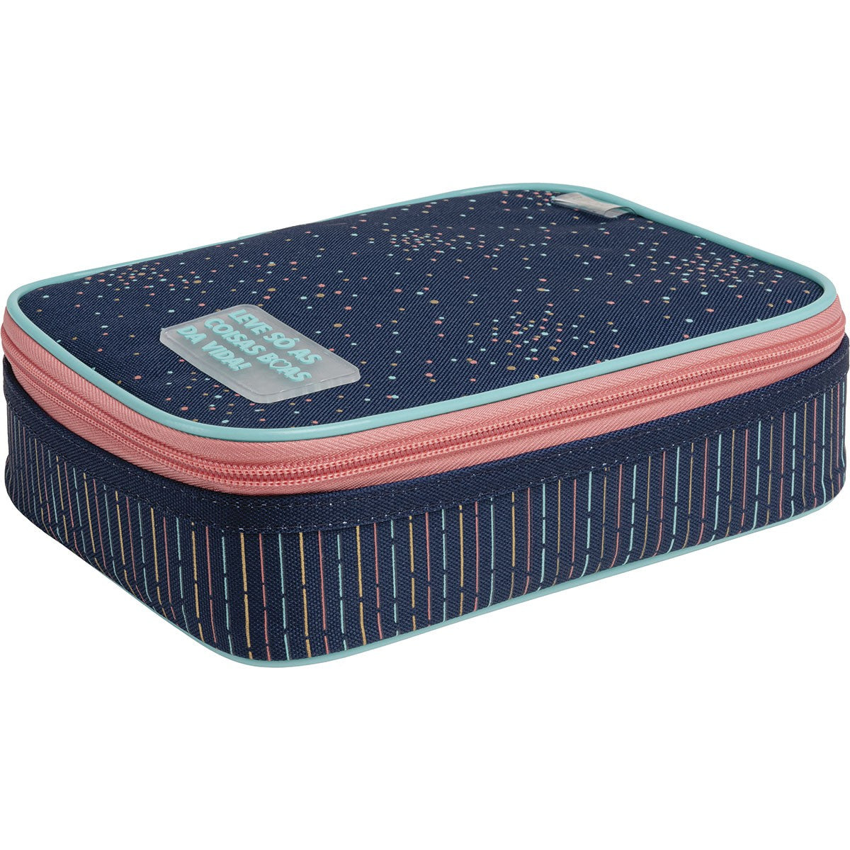 Estuche Box Dots con Divisor y Elásticos – Gran Capacidad