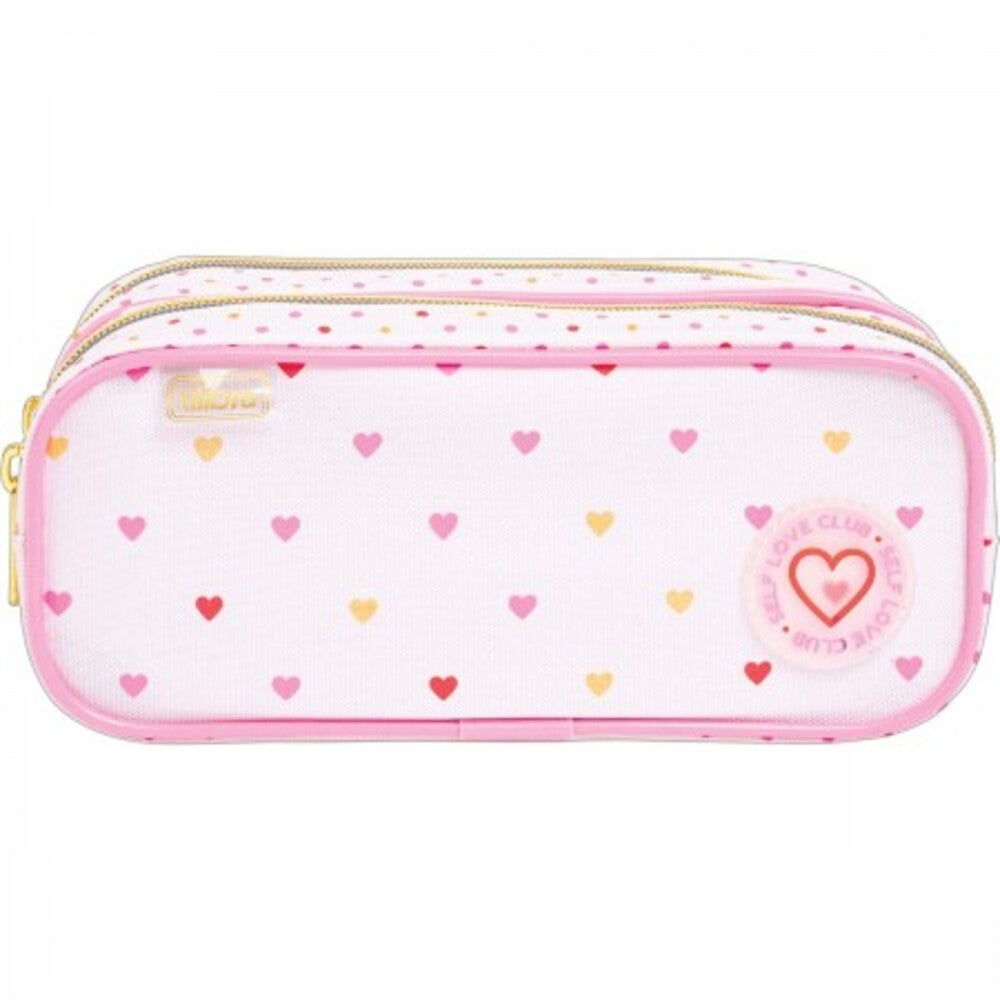 Estuche Duo Académie Metalizado con 2 Compartimentos – 210x90x90mm