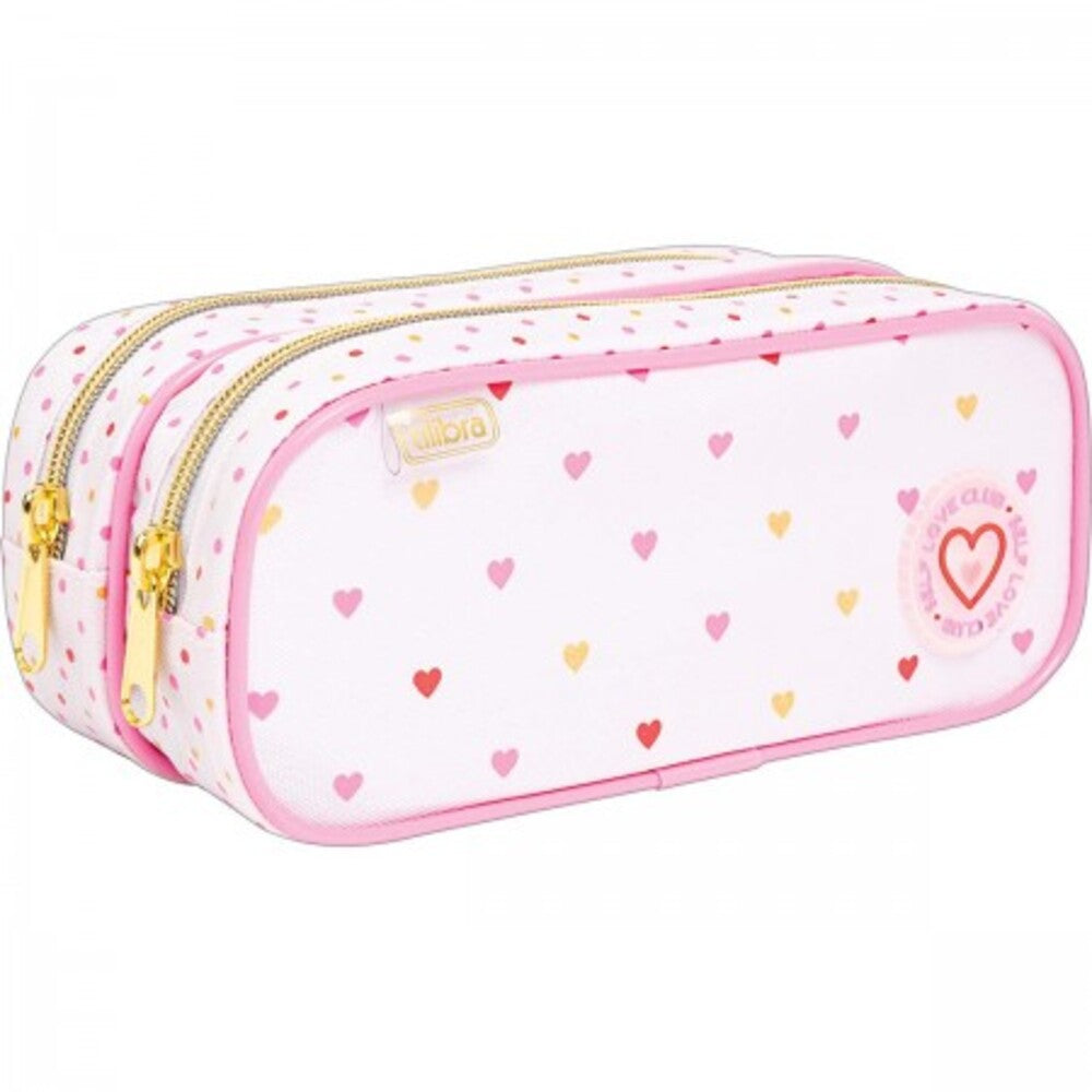 Estuche Duo Académie Metalizado con 2 Compartimentos – 210x90x90mm