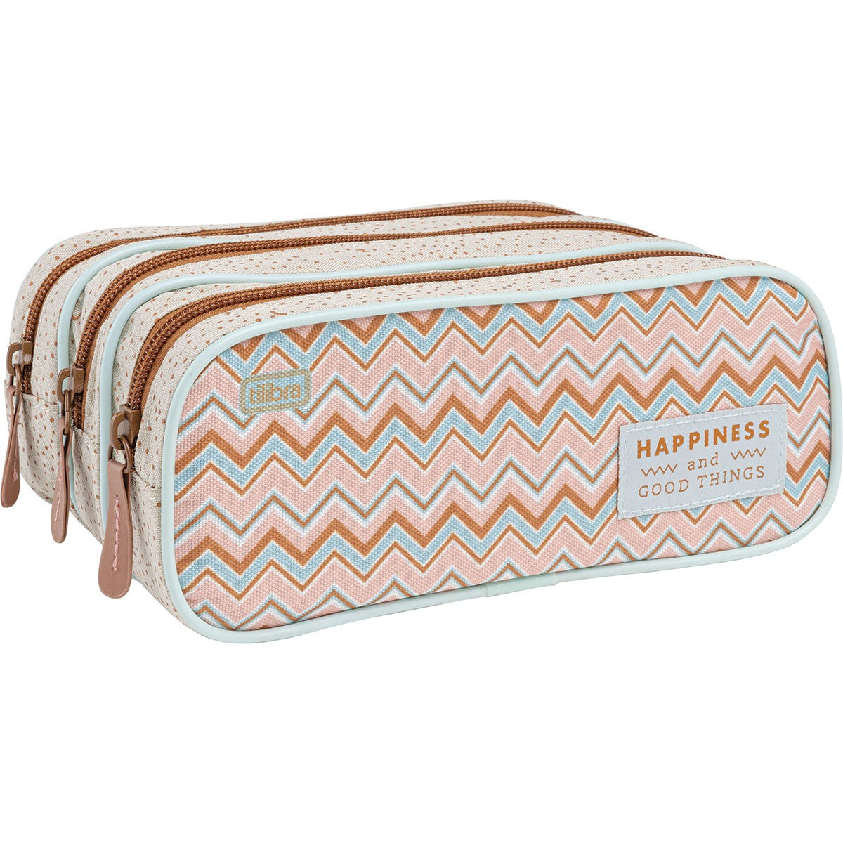 Estuche Triple Sunshine 210x110x90 mm – 3 Compartimentos