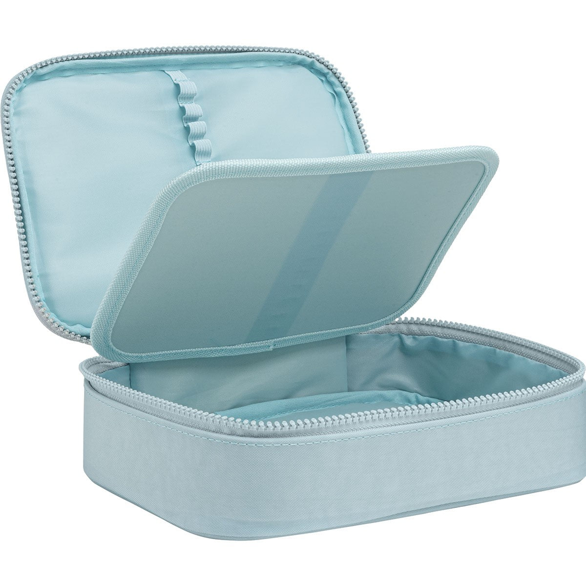 Estuche Box Happy Azul con Divisor Organizador – 120x210x30mm