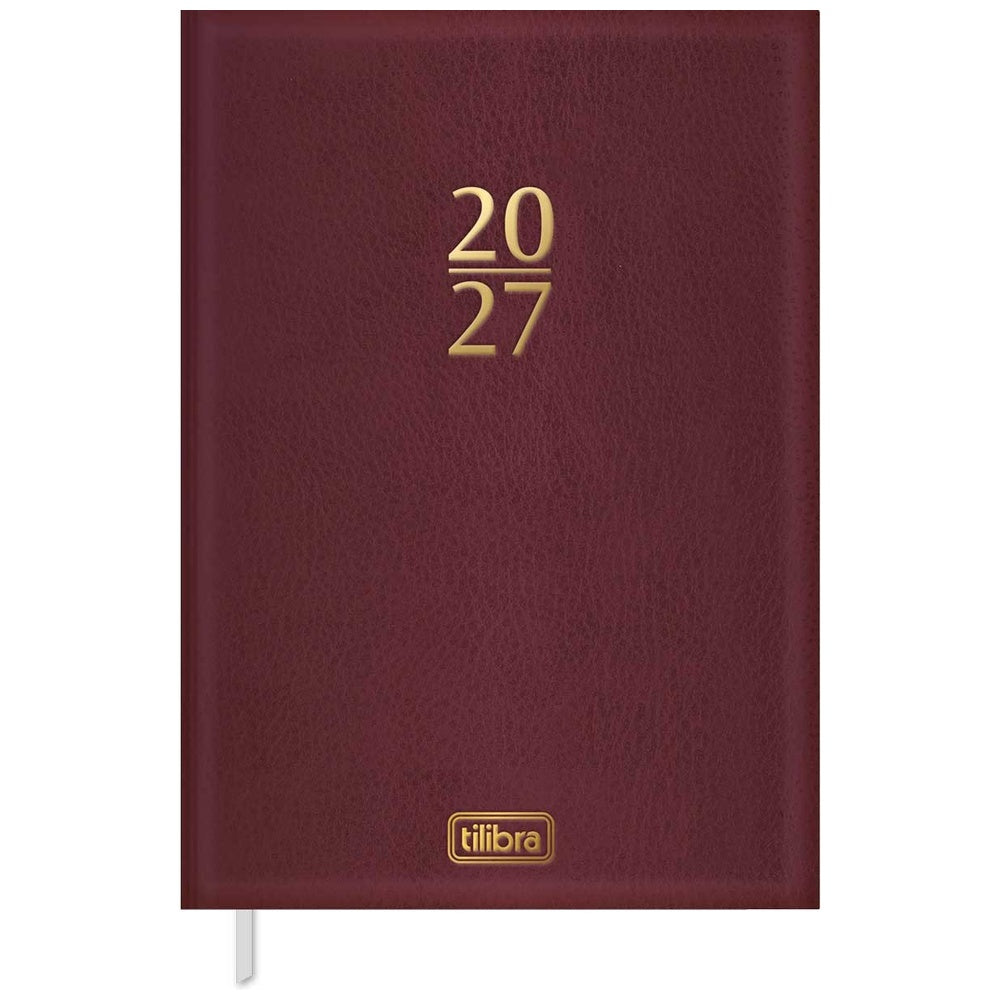 Agenda Ejecutiva Tilibra Cosida Diaria Torino M5 2027 Burdeo
