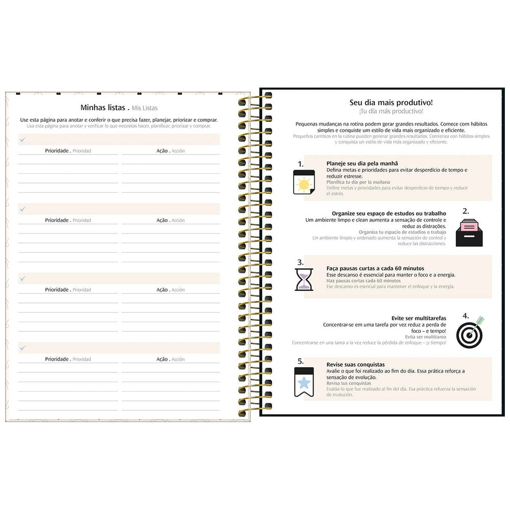 Planner Espiral Tilibra Wets Village M7 2027 Lineas