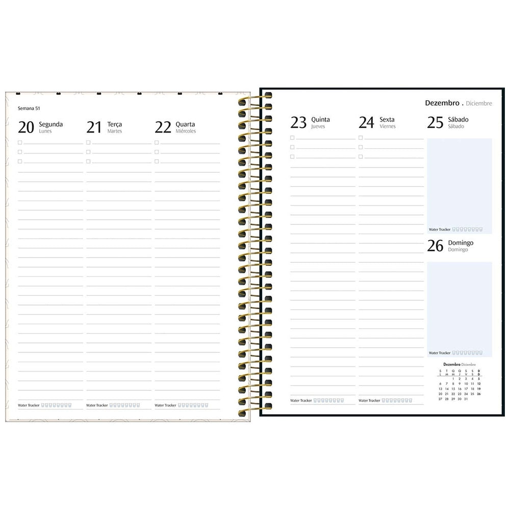 Planner Espiral Tilibra Wets Village M7 2027 Lineas