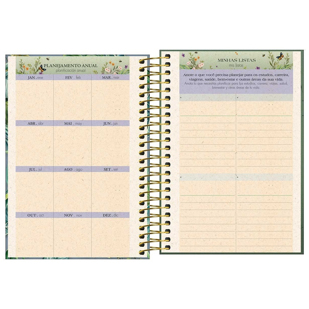 Agenda Espiral Tilibra Naturalis Diaria M5 2027 Azul