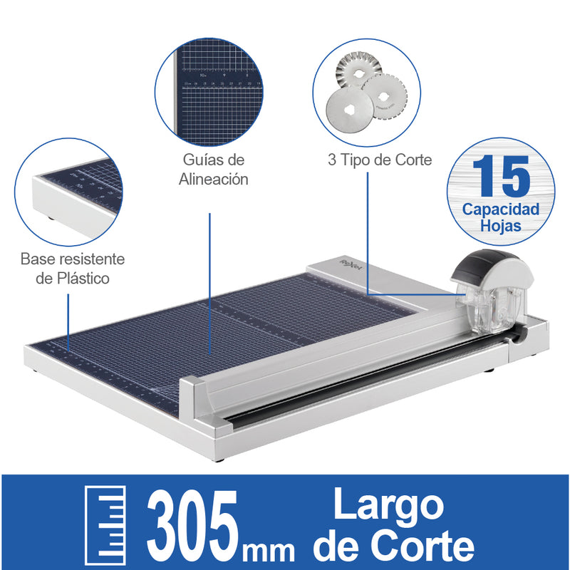 Guillotina New Smartcut 3 Cortes 1215P Rexel