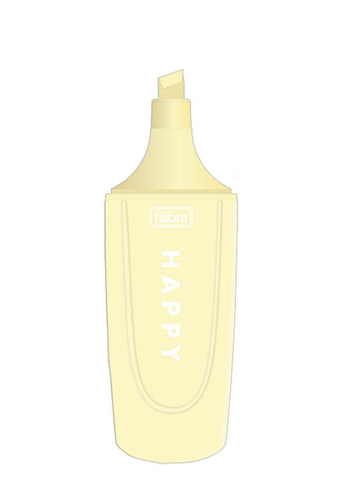 Destacador texto mini Happy Tilibra