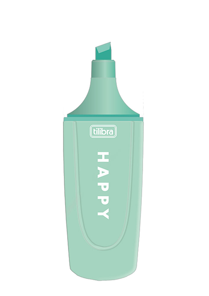 Destacador texto mini Happy Tilibra