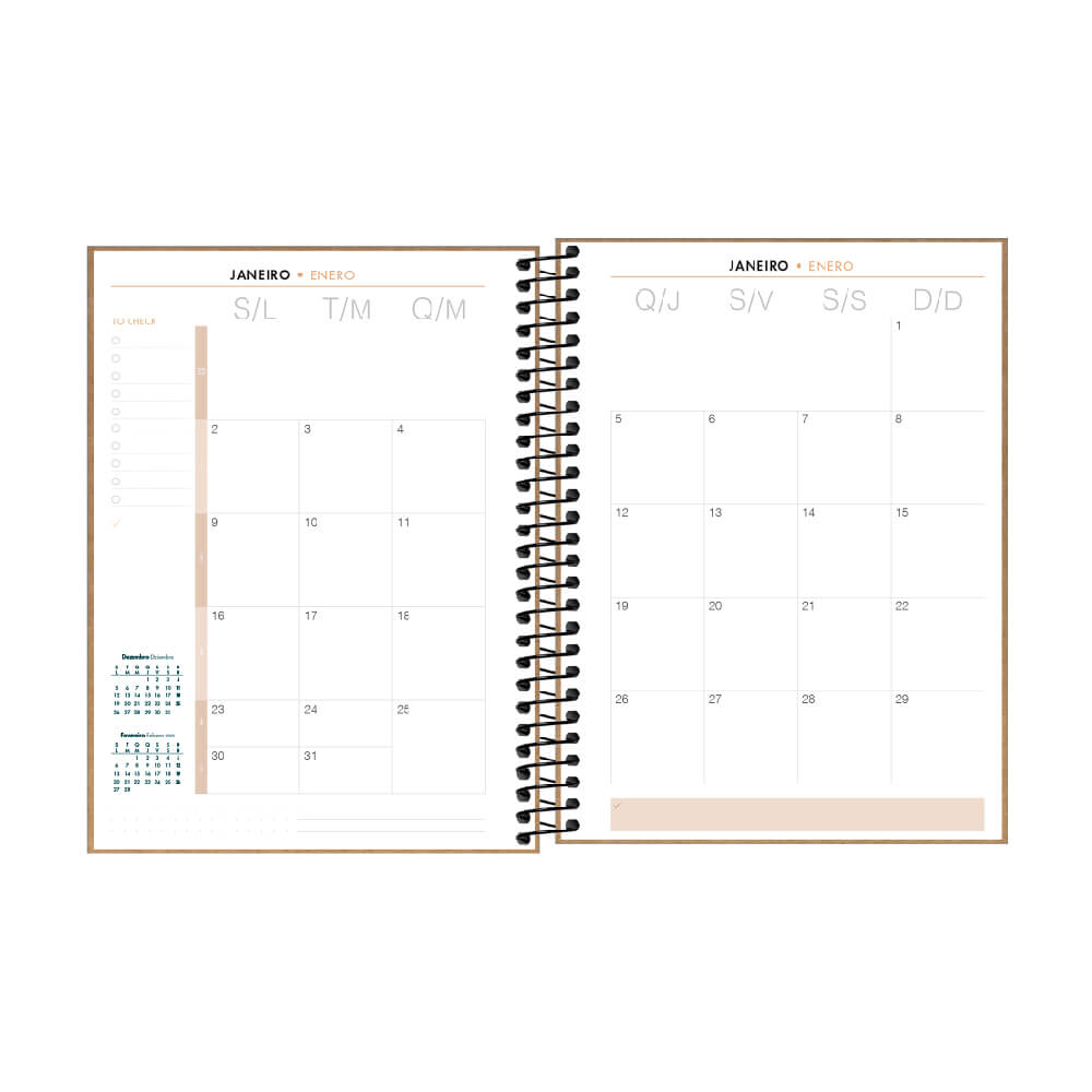 Planner Espiral Kraftwork 2023