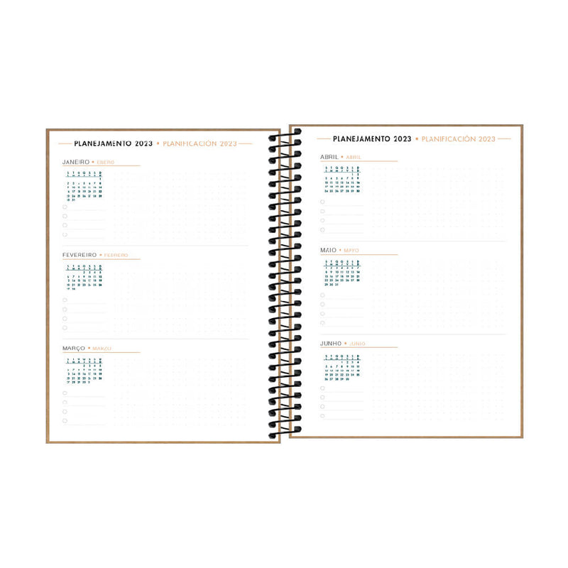 Planner Espiral Kraftwork 2023