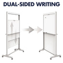 Pizarra móvil magnética Doble 100 x 172 cm Quartet