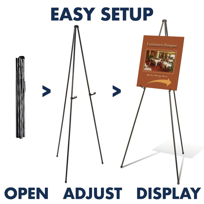 Atril Trípode Ajustable Plegable 160 cms cap: 4,5kg Quartet