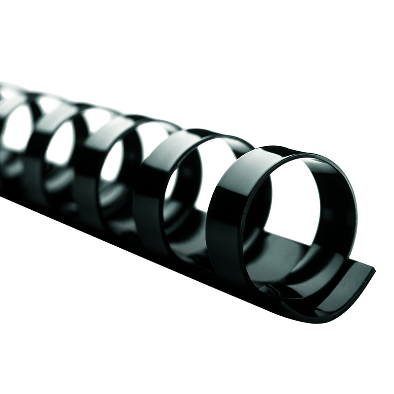 Pqte. Anillo Plástico Ibico 38mm Negro/ Capacidad 350 Hojas