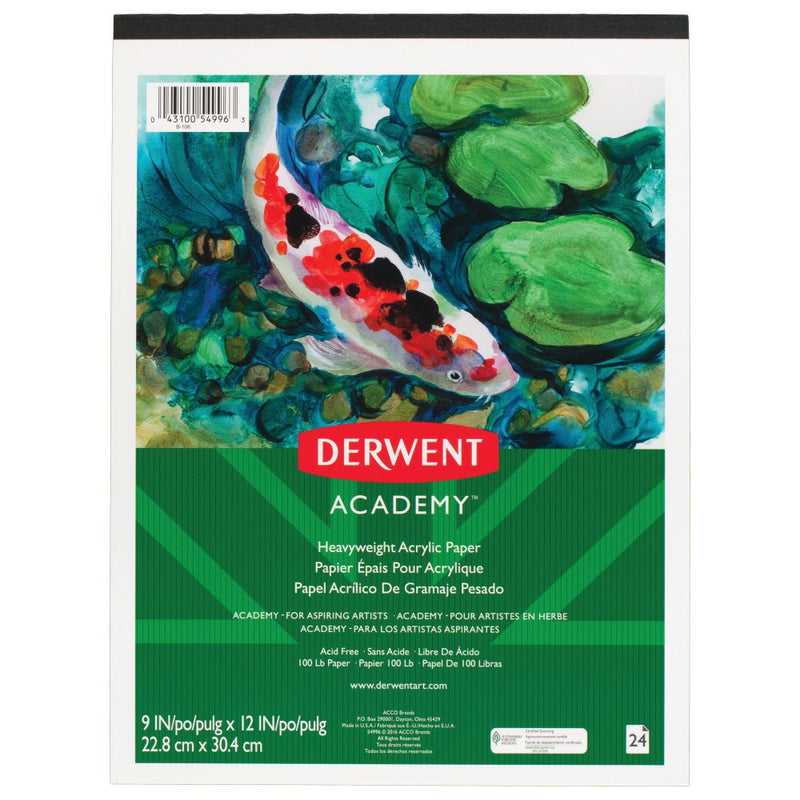 Block para Acrílico DERWENT ACADEMY